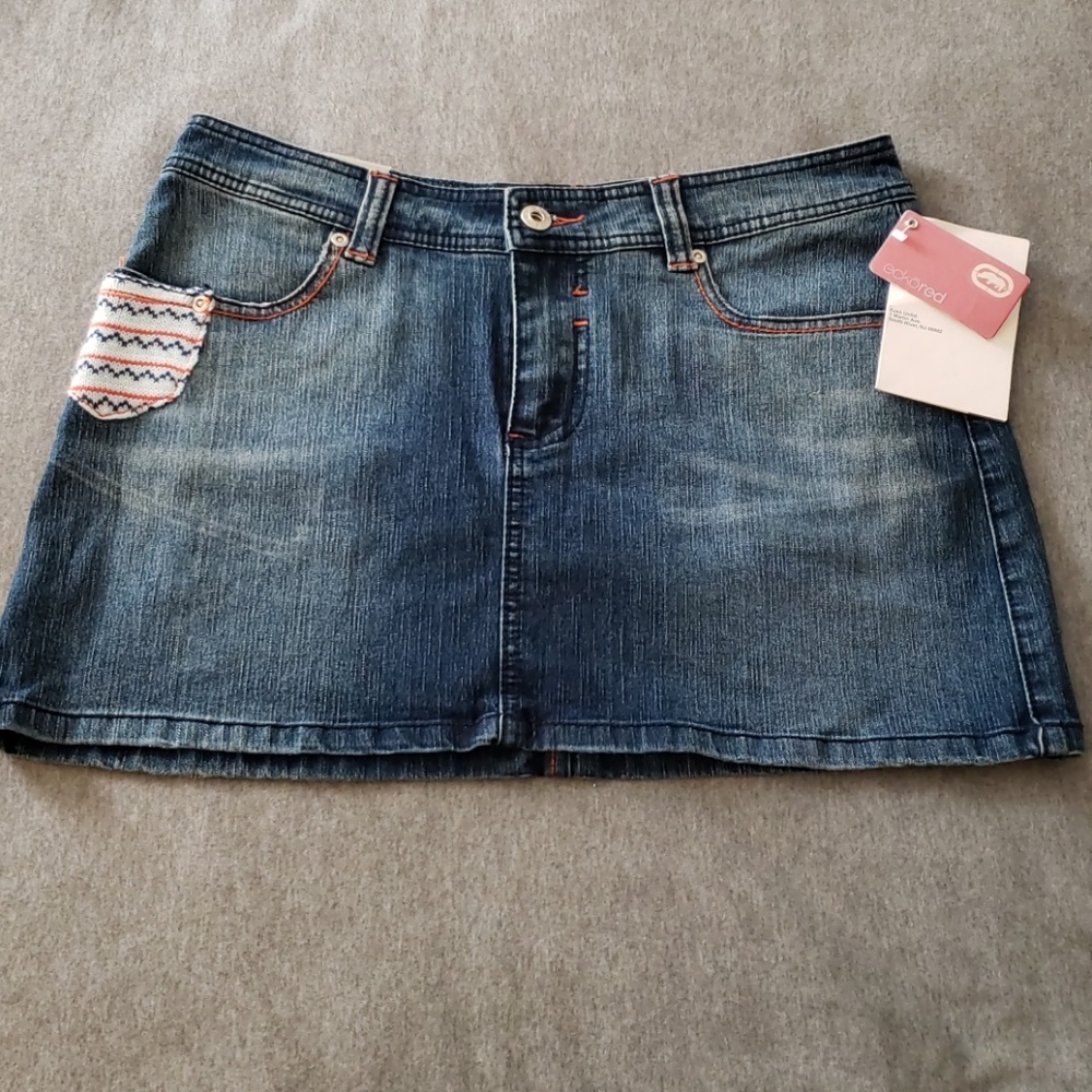 NWT Eckored Denim Skirt Sz. 11